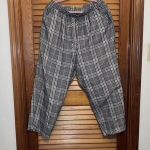 Wild Fable Black and White Plaid Joggers